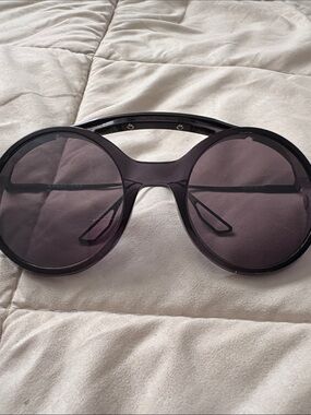 DITA Purple-Tinted Round Sunglasses